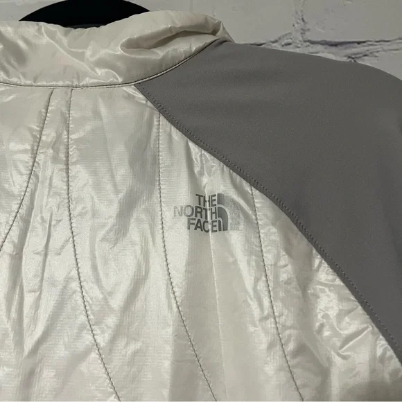 The North Face Flight Series Primaloft Women's Gray White Jacket XL Lightweight - Picture 8 of 8